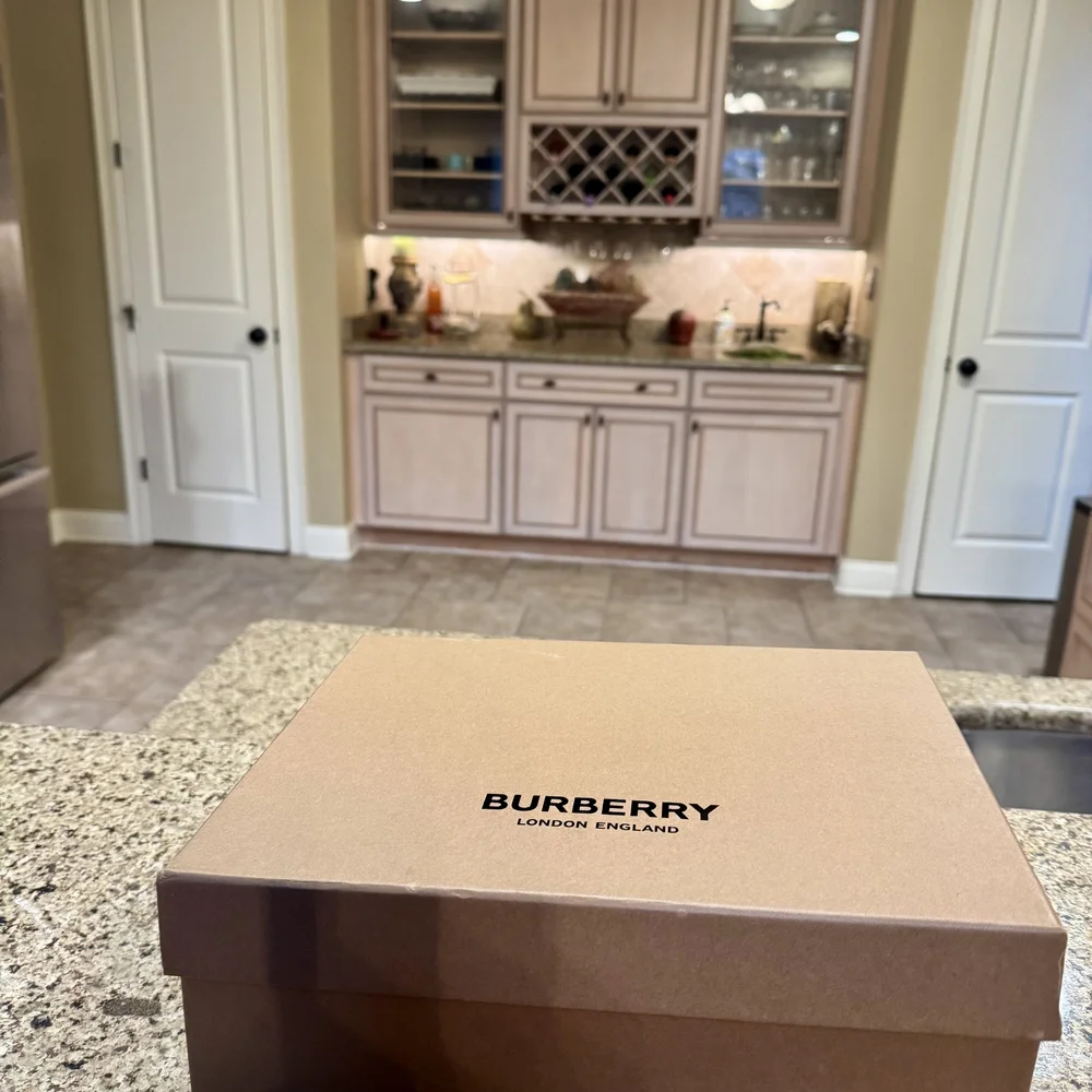 Burberry Women's Checkered Heels - Beige, Black, and Red - Picture 7 of 7